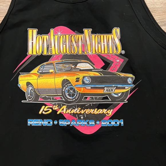 Vintage 2001 August nights Reno tank top Size XL - Picture 2 of 3